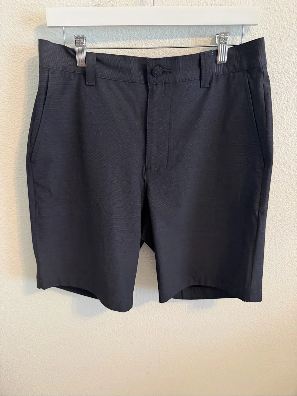 Banana Republic Black Flat Front Men's Shorts